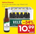 Pilsener Angebote von Veltins bei Netto Marken-Discount Norderstedt für 10,99 €