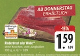 Aktuelle Rindfleisch Angebote bei E center in Erlangen Aktuelles Rinderbrust oder Wade Angebot bei E center in Erlangen ab 1,59 €