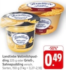 Vollmilchpudding Vanille bei EDEKA im Daun Prospekt für 0,49 €