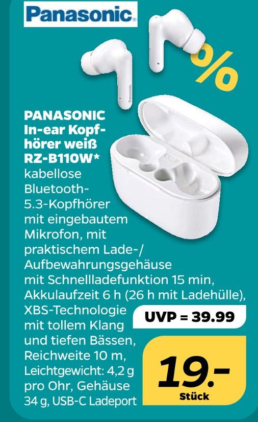 In-ear Kopfhörer weiß RZ-B110W