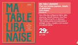 Ma table libanaise - Marabout dans le catalogue E.Leclerc