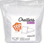Lot de 2 Oreillers Moelleux - Top Budget en promo chez Intermarché Hyper Toulon à 8,99 €