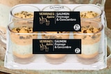 Promo 6 verrines saumon, fromage et concombre à 2,55 € dans le catalogue Intermarché Express à Limoges
