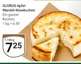 Aktuelles Apfel-Mandel-Käsekuchen Angebot bei GLOBUS in Koblenz ab 7,25 €