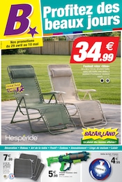 Prospectus Bazarland à Le Malzieu-Ville, "PROFITEZ DES BEAUX JOURS", 12 pages, 29/04/2026 - 10/05/2026