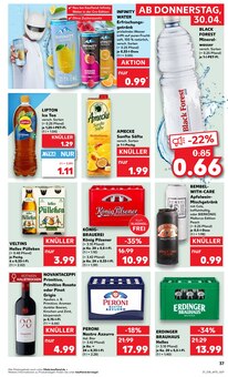 Veltins im Kaufland Prospekt "Aktuelle Angebote" mit 62 Seiten (Peine)