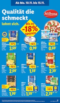 Mozzarella im aktuellen Lidl Prospekt (Bielefeld) Mozzarella im Lidl Prospekt "LIDL LOHNT SICH" mit 67 Seiten (Bielefeld)