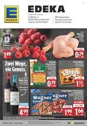 EDEKA Prospekt für Wermelskirchen mit 26 Seiten EDEKA Prospekt für Wermelskirchen: "Aktuelle Angebote", 26 Seiten, 17.08.2026 - 22.08.2026