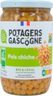 POIS CHICHE BIO POTAGERS DE GASCOGNE - POTAGERS DE GASCOGNE en promo chez Auchan Hypermarché Montluçon à 2,99 €