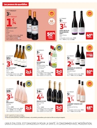 Prix et réduction Vin Rosé dans le prospectus Auchan Supermarché en cours Offre Vin Rosé dans le catalogue Auchan Supermarché du moment à la page 14
