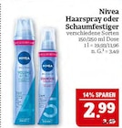 Haarspray oder Schaumfestiger Angebote von Nivea bei Marktkauf Leipzig für 2,99 €