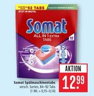 Spülmaschinentabs im Angebot bei Marktkauf in Schorndorf Spülmaschinentabs Angebote von Somat bei Marktkauf Schorndorf für 12,99 €