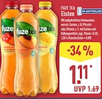 Eistee Schwarzer Tee Pfirsich Hibiskus Angebote von Fuze Tea bei ALDI Nord Dortmund für 1,11 €