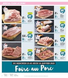 Prospectus U Express de la semaine "Foire AU PORC À PRIX BAS !" avec 2 pages, valide du 14/01/2025 au 19/01/2025 pour Montreuil et alentours