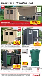 Gartenhaus Angebot im aktuellen toom Baumarkt Prospekt auf Seite 7