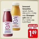 Aktuelles Smoothie oder Orangensaft Angebot bei EDEKA in Pforzheim ab 1,49 €