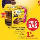 Feuillete de Mousse - LA LAITIERE dans le catalogue Super U