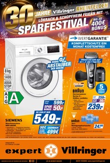 Waschmaschine im expert Prospekt "Top Angebote" mit 8 Seiten (Lörrach)