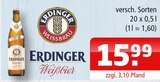 Weißbier Angebote von Erdinger bei Getränke Oase Rheda-Wiedenbrück für 15,99 €