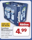 Mineralwasser von Carolinen für 4,99 € bei combi im Angebot Mineralwasser von Carolinen im aktuellen combi Prospekt