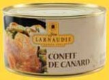 Confit de canard - JEAN LARNAUDIE en promo chez Intermarché Aix-les-Bains à 9,77 €