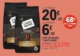 Grains Classique - CARTE NOIRE en promo chez E.Leclerc Grains Classique - CARTE NOIRE dans le catalogue E.Leclerc