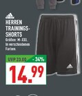 Herren Trainings-Shorts im Angebot bei Marktkauf in Wuppertal Herren Trainings-Shorts Angebote von Adidas bei Marktkauf Wuppertal für 14,99 €