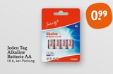 Alkaline Batterie AA Angebote von Jeden Tag bei tegut Jena für 0,99 €