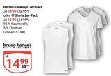 Herren-Tanktops im Angebot bei GLOBUS in Erlangen Herren-Tanktops Angebote von bruno banani bei GLOBUS Erlangen für 14,99 €