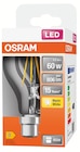 Ampoule led filament - OSRAM - Colruyt à Bron Ampoule led filament - OSRAM en promo chez Colruyt Bron à 5,95 €