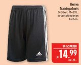 Herren Trainingsshorts Angebote von Adidas bei Marktkauf Schweinfurt für 14,99 €