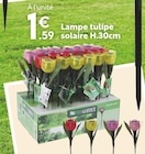 Lampe tulipe solaire - PROGARDEN à 1,59 € dans le catalogue Maxi Bazar