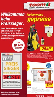 Aktueller toom Baumarkt Prospekt für Berghülen und Ungebung, Seiten zum blättern toom Baumarkt Prospekt Respekt, wer's selber macht. mit Seiten in Berghülen und Umgebung