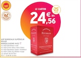 Aop Bordeaux Supérieur Rouge hve3 - BARON EUGENE en promo chez Intermarché Rennes à 24,56 €