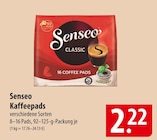 Kaffeepads im Angebot bei famila Nordost in Langenhagen Kaffeepads Angebote von Senseo bei famila Nordost Langenhagen für 2,22 €