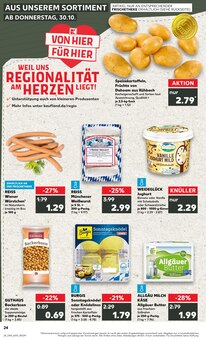 Joghurt im aktuellen Kaufland Prospekt (Augsburg) Joghurt im Kaufland Prospekt "RICHTIG FRISCH" mit 71 Seiten (Augsburg)