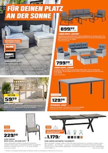 Gartenmöbel im OBI Prospekt "FÜRS MACHEN GEMACHT." mit 21 Seiten (Fürth)