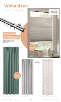 Gardinen im Segmüller Prospekt "Heimtextilien Spezial" mit 20 Seiten (München)