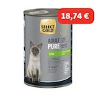 SELECT GOLD Pure Boîtes de Pâtée Chat Adute Canard 6x400 g à 18,74 € dans le catalogue Maxi Zoo