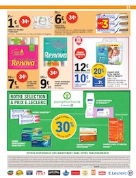 Offre Hygiène dans le catalogue E.Leclerc du moment à la page 23