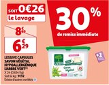 LESSIVE CAPSULES SAVON VÉGÉTAL HYPOALLERGÉNIQUE(1) - L'ARBRE VERT en promo chez Auchan Supermarché Brive-la-Gaillarde à 6,29 €