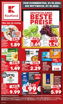 Kaufland Stendal Prospekt der aktuellen Woche, gültig von 01.10.2026 bis 07.10.2026 Aktueller Kaufland Stendal Prospekt "Hier bin ich richtig" mit 66 Seiten
