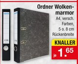 Ordner Wolkenmarmor im Angebot bei Zimmermann in Lingen Ordner Wolkenmarmor Angebote von Stylex bei Zimmermann Lingen für 1,65 €