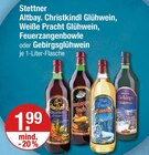 Aktuelles Altba. Christkindl Glühwein, Weiße Pracht Glühwein, Feuerzangenbowle oder Gebirgsglühwein Angebot bei V-Markt in Augsburg ab 1,99 €