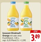 Aktuelles Direktsaft Orange ohne Fruchtfleisch oder Direktsaft Orange mit Fruchtfleisch Angebot bei EDEKA in Trier ab 3,49 €