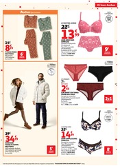 Promos Pyjama Femme dans le catalogue "25 JOURS AUCHAN" de Auchan Hypermarché Pyjama Femme en promo dans le catalogue Auchan Hypermarché à la page 47