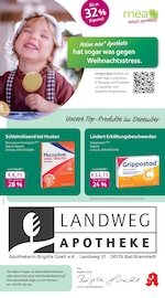 mea - meine apotheke Apotheken Prospekt der aktuellen Woche mit 4 Seiten, gültig von 01.12.2025 bis 31.12.2025, in Bad Bramstedt und Umgebung Aktueller mea - meine apotheke Apotheken Prospekt in Bad Bramstedt und Umgebung, "Unsere Dezember-Angebote" mit 4 Seiten, 01.12.2025 - 31.12.2025
