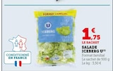 Salade Iceberg - U - Super U à Nice Salade Iceberg - U en promo chez Super U Nice à 1,75 €