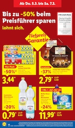 Lidl Mineralwasser im Prospekt 
