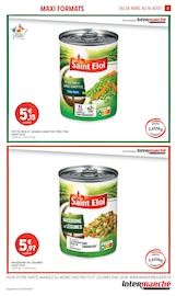 Promos Petits Pois dans le catalogue "EN GROS C'EST MOINS CHER" de Intermarché Hyper à la page 3